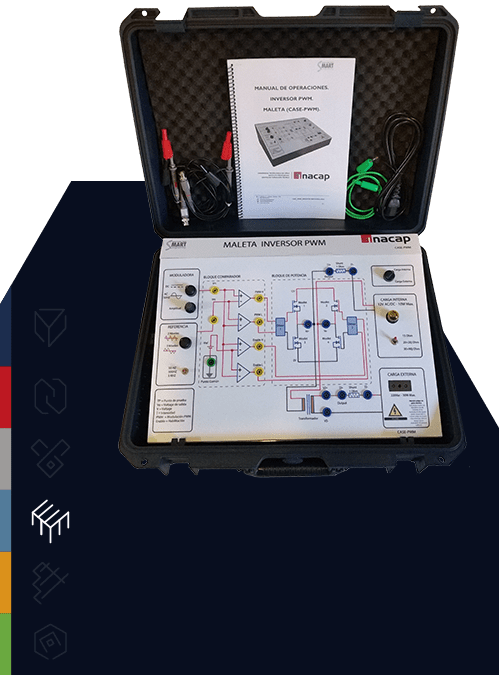 MALETA DIDÁCTICA DE INVERSORES MODULACIÓN POR ANCHO DE PULSO | PWM