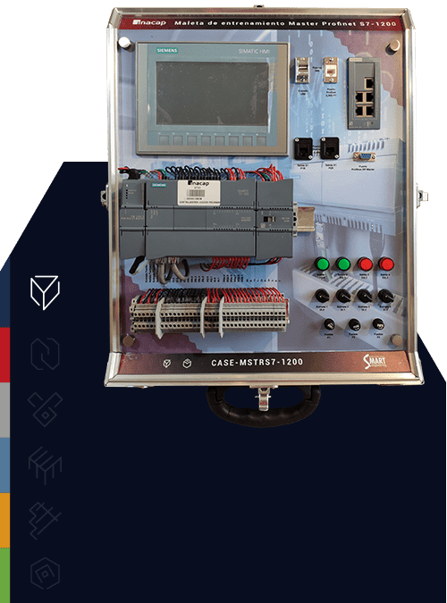 MALETA DE AUTOMATIZACION CON PLC S7-1200 / MOD. ANALOGO / HMI / SWITCH ETHERNET