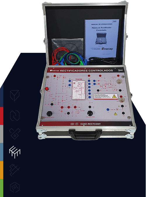 MALETA DE DIDACTICA DE RECTIFICADORES CONTROLADOS