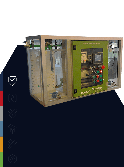 MAQUETA DE CONTROL DE NIVEL AUTOMATIZADA CON HMI