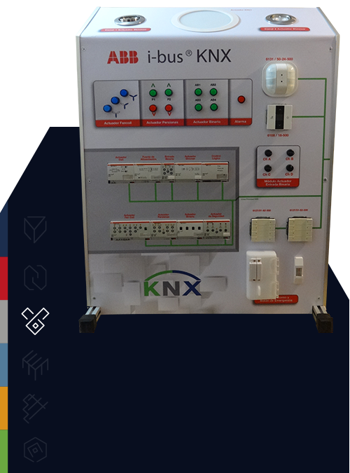 PANEL ENTRENAMIENTO DOMOTICO KNX BASICO